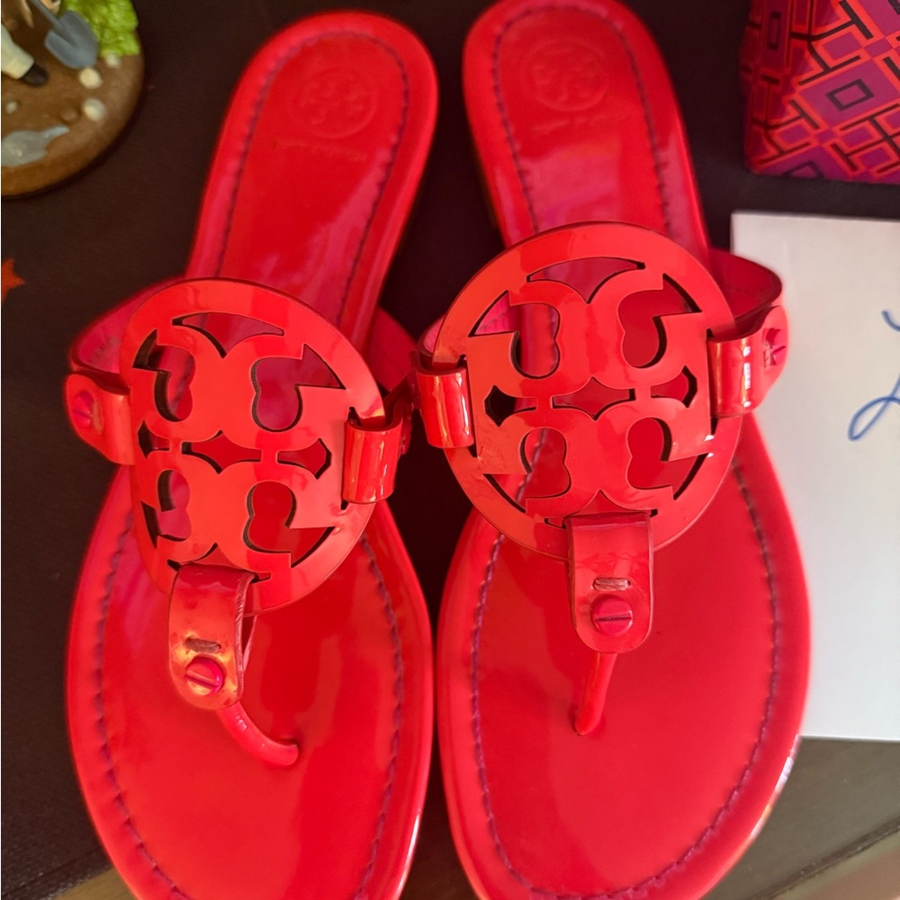 Tory Burch Soft Patent Millers - Picture 2 of 3